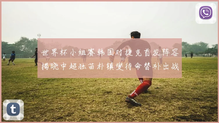 世界杯小组赛韩国对捷克首发阵容揭晓中超独苗朴镇燮待命替补出战